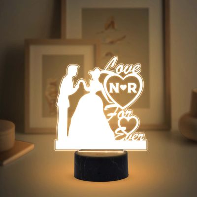 Love Forever lamp Gift for Valentine Day
